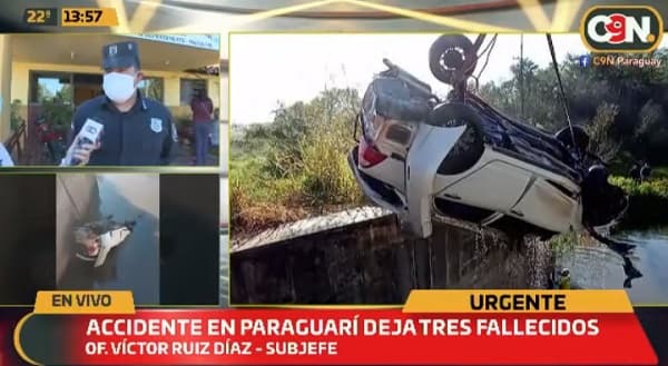 Paraguarí: Una mujer y dos adolescentes fallecen en accidente rutero