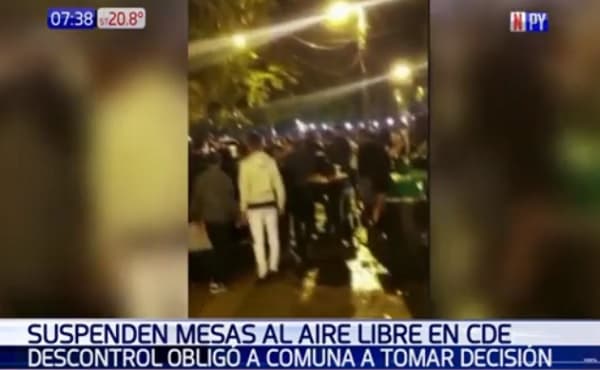 CDE: Suspenden habilitación de calzadas a gastronómicos tras incidentes