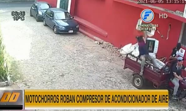 Víctima de robo de compresor piensa en justicia por mano propia