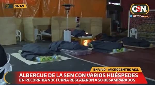 Albergue de la SEN llega al tope ante bajas temperaturas