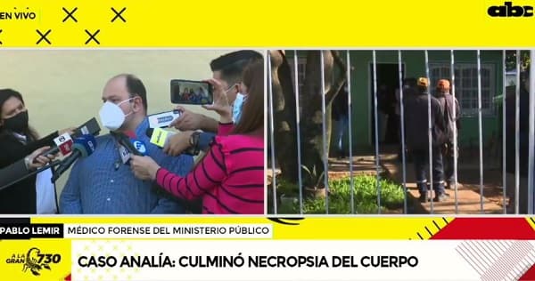 Forense confirma que Analía murió a causa de golpes