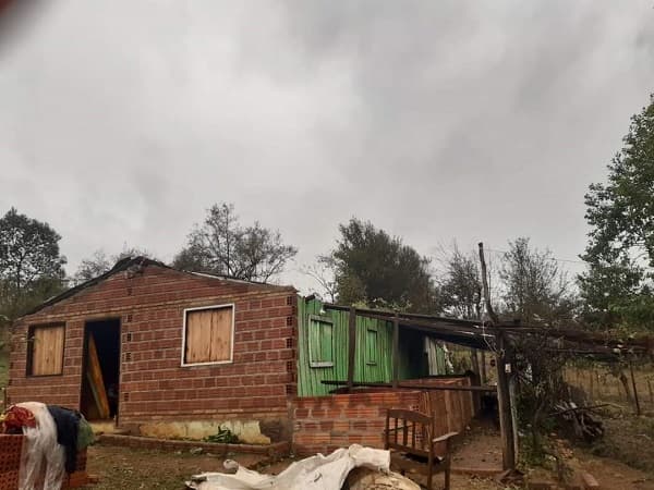 Temporal deja más de 600 familias afectadas en Caaguazú
