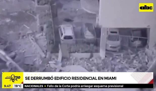 Confirman seis paraguayos desaparecidos en derrumbe de edificio