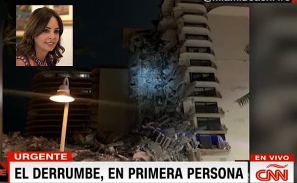 Familia de Silvana Abdo tiene departamento en edificio derrumbado, informan