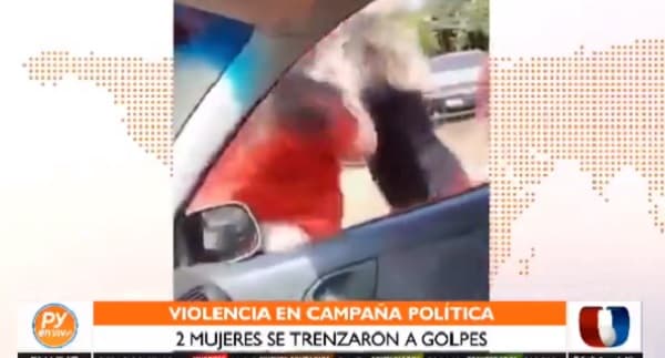 Mujeres se trenzan a golpes durante campaña política en Ybycuí
