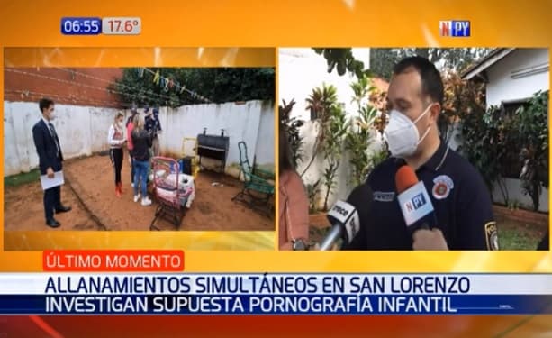 Efectúan allanamientos para desmantelar red de pornografía infantil