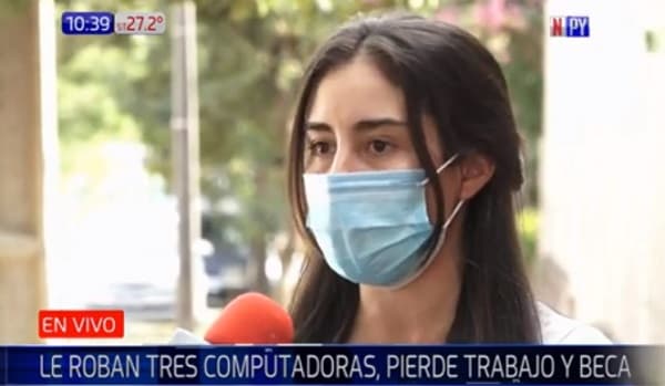 Joven sufre robo de computadoras y pierde beca y trabajo
