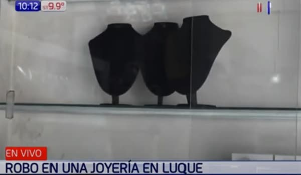 Roban joyería ubicada a pasos de comisaría en Luque