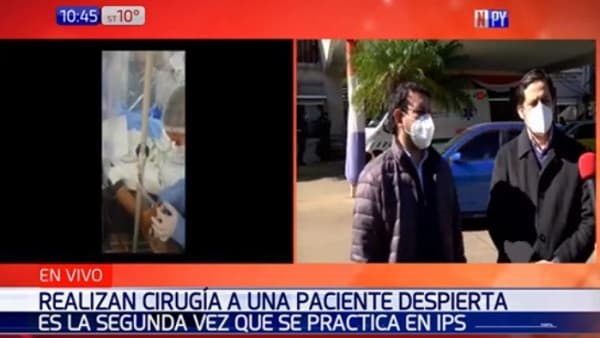 Paciente despierta es intervenida quirúrgicamente en IPS