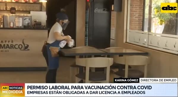 Empleadores deben dar permiso a funcionarios para vacunarse, establece resolución
