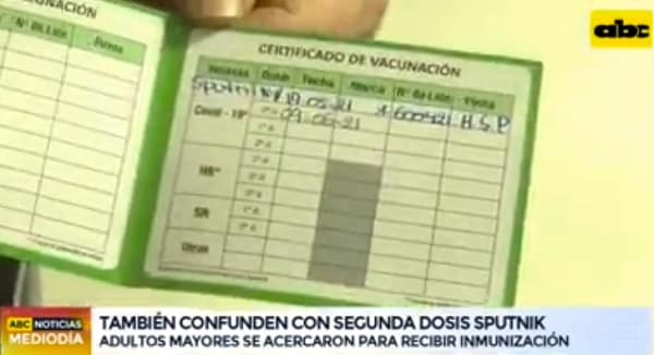 Nueva confusión: Ahora con el plazo de la segunda dosis de la Sputnik V