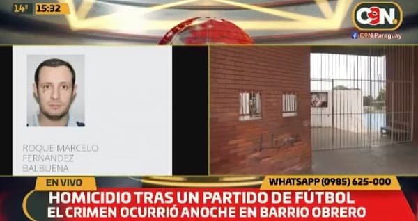 Asesinan a un hombre tras encuentro de fútbol en Barrio Obrero