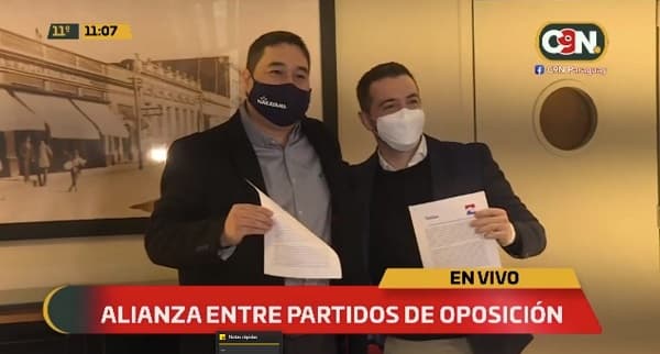 Nakayama y García concretan alianza para ganar en Asunción