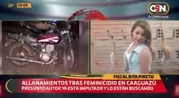 Fiscalía realiza allanamientos en busca de sospechoso de feminicidio