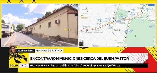 Hallan municiones en inmediaciones del Buen Pastor