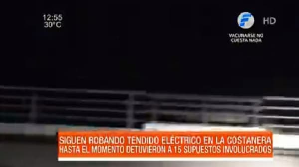 Reportan detención de 15 personas por hurtos en Costanera Norte