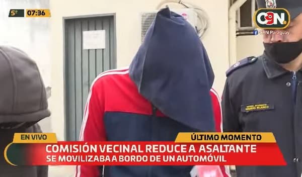 Miembros de comisión vecinal reducen a sospechoso