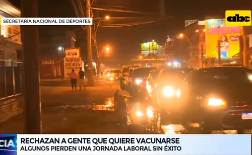 Quejas y molestias por corte en vacunación en la SND