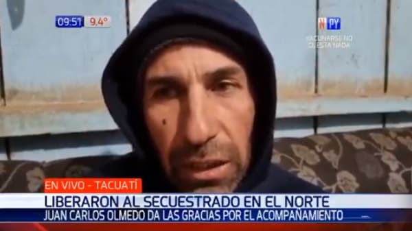 Víctima de secuestro agradece apoyo durante cautiverio