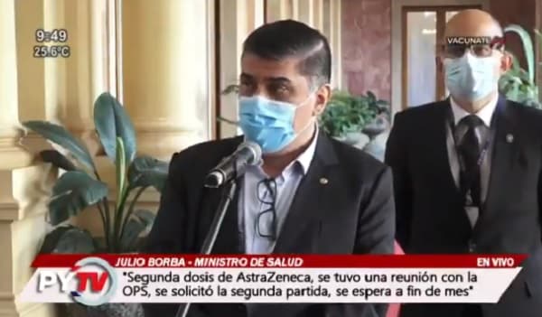 Ministro pide disculpas luego de festejo con bombas