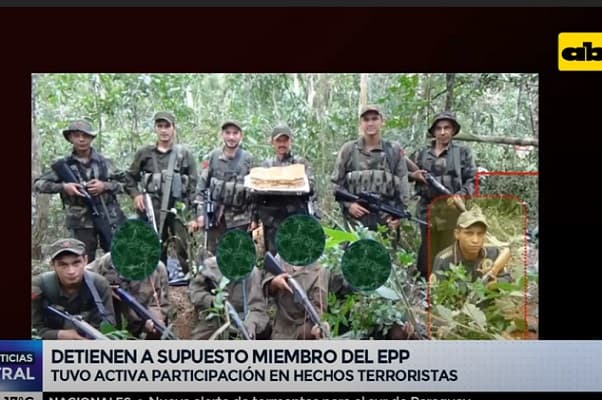 Jueza ordena prisión preventiva para “combatiente” del EPP
