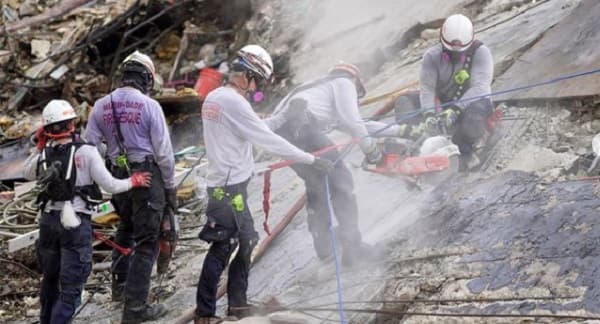 Miami: Demolerán parte del edificio que quedó en pie tras derrumbe