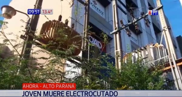 Joven muere electrocutado al intentar robar un transformador