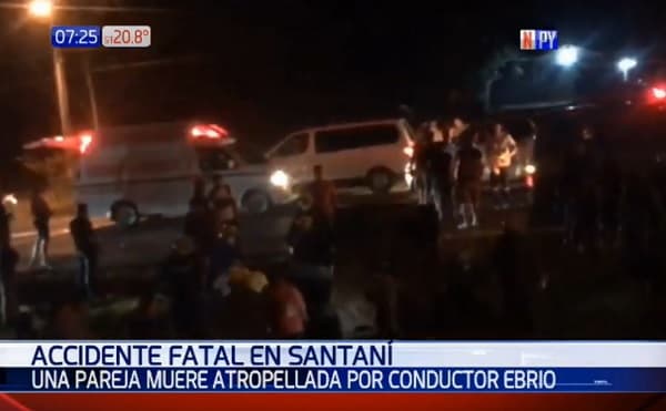 Pareja fallece tras ser embestida por conductor “ebrio”