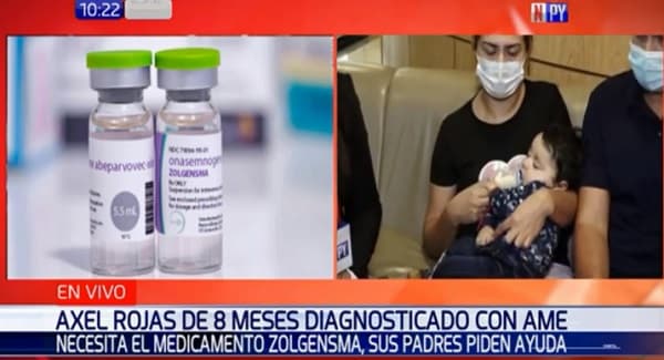 Padres de niño con AME piden al Congreso intermediación para acceder a tratamiento