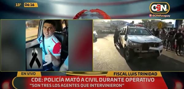 Civil muere por disparo de policía durante persecución
