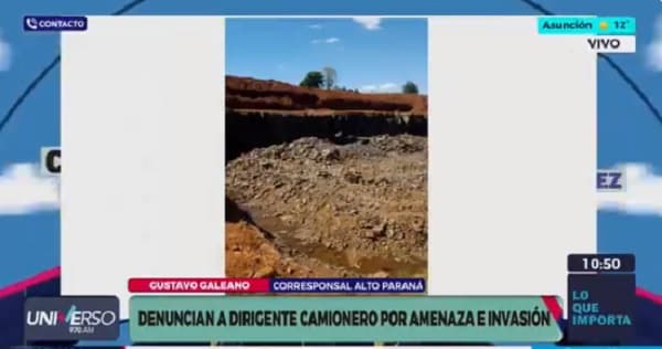 Denuncian que camionero invade propiedad en Alto Paraná
