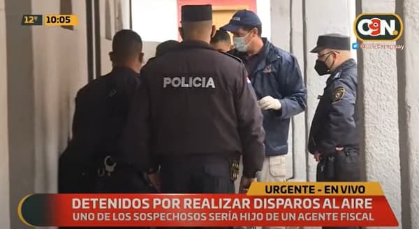 Detienen a jóvenes sospechosos de efectuar disparos al aire