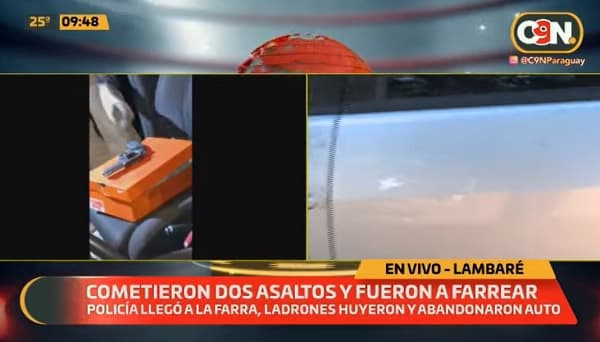Policía cae en celebración de sospechosos tras asaltos