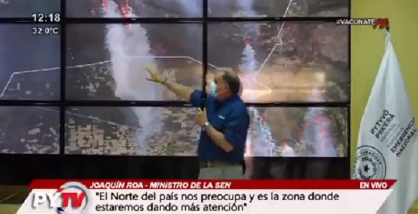 Incendio de grandes proporciones se dirige al país desde Bolivia, alertan