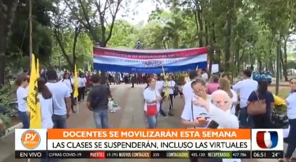Manifestaciones de varios sectores copan la capital este lunes