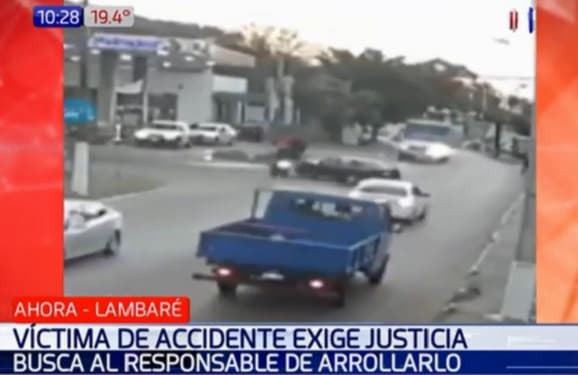 Motociclista pide ayuda para identificar a conductor que lo atropelló