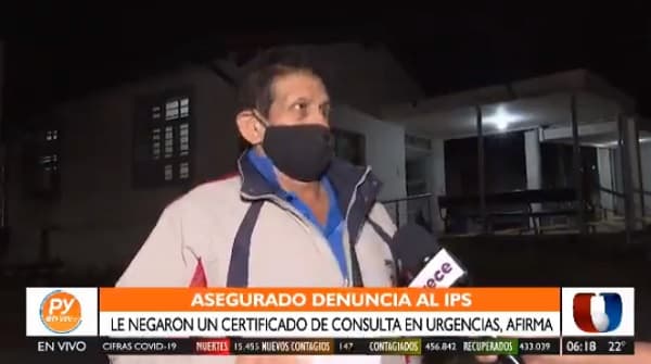 Asegurado del IPS denuncia negativa para entregarle certificado de consulta