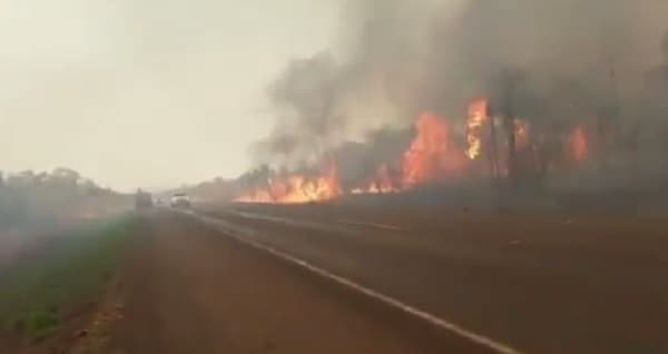 Incendio no puede ser controlado en el Parque Nacional Cerro Corá