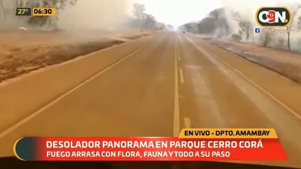 Llamas siguen activas luego de arrasar con gran parte de Parque Nacional