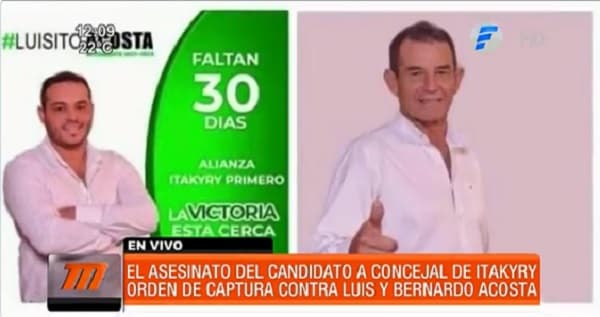 Sigue la búsqueda de los “responsables” del crimen de candidato