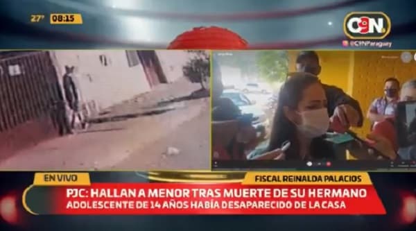 Hermano de niño fallecido recibe contención psicológica