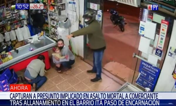 Detienen a sospechoso de crimen de comerciante en Encarnación