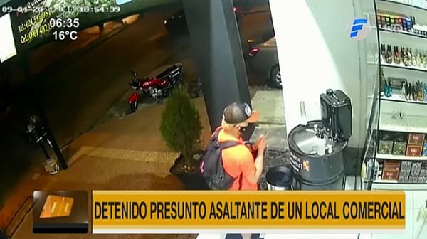 Detienen a principal sospechoso de asalto a local de tatuajes