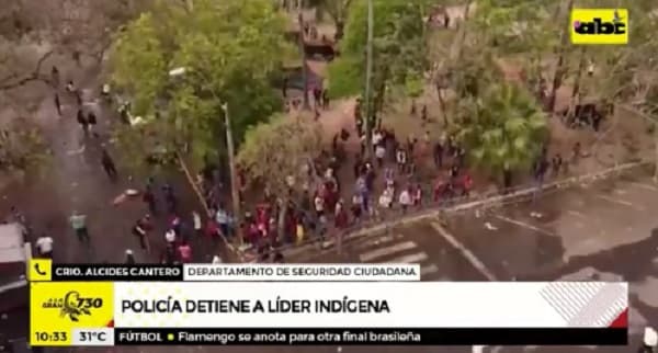 Detienen a líder indígena con órdenes de captura