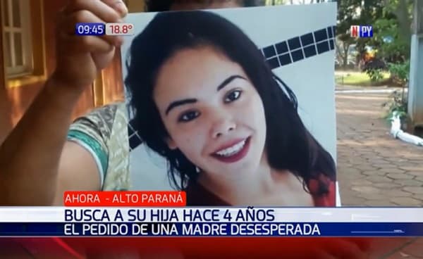 Madre busca a su hija desaparecida hace 4 años