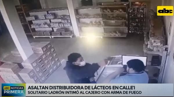 Asaltan una distribuidora de lácteos en Calle'i