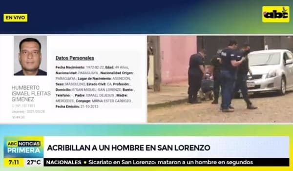 Capitán de Navío fue acribillado a cuadras de la casa de Giuzzio, revelan