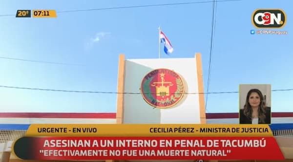 Asesinan a recluso de Tacumbú y se sospecha un ajuste de cuentas