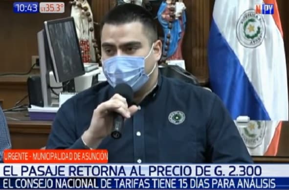 Pasajeros pagarán nuevamente G. 2.300 en buses de la capital