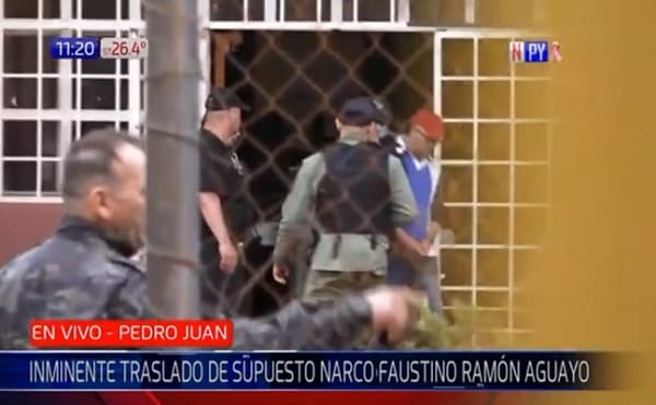 Trasladan a Faustino Aguayo tras allanamiento en su “celda VIP”